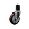 Service Caster 4'' SS Maroon Poly Wheel Swivel 1-3/4'' Expanding Stem Caster SCC-SSEX20S414-PPUB-MRN-134 - alternate 1